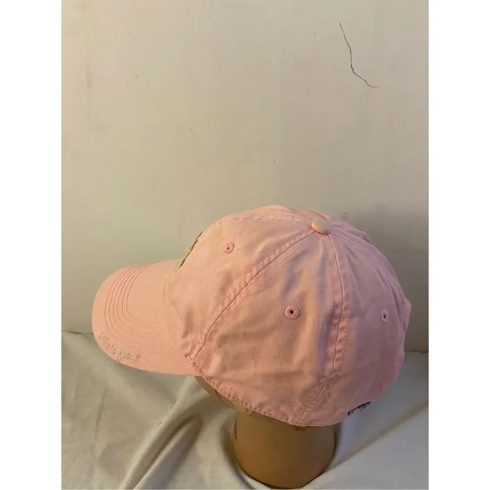 Life is good pink‎ daisy baseball hat